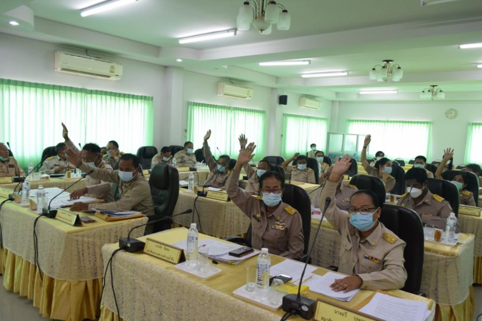 การประชุมสภาเทศบาลตำบลน้ำยืน สมัยวิสามัญ ครั้งที่ 1 ประจำปี 2564